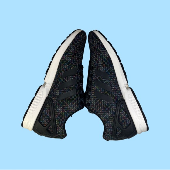 Adidas ZX Flux Size 9 Men's Gray Black Running Shoes AQ4023 - Picture 5 of 11